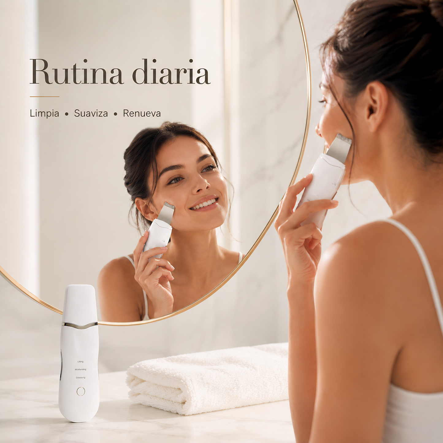 Limpiador facial ultrasonico